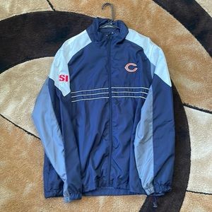 Chicago Bears Vintage Rain Jacket with Sports Illustrated arm logo